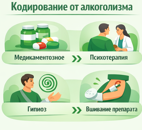 кодирование от алкоголизма в Евпатории Санати